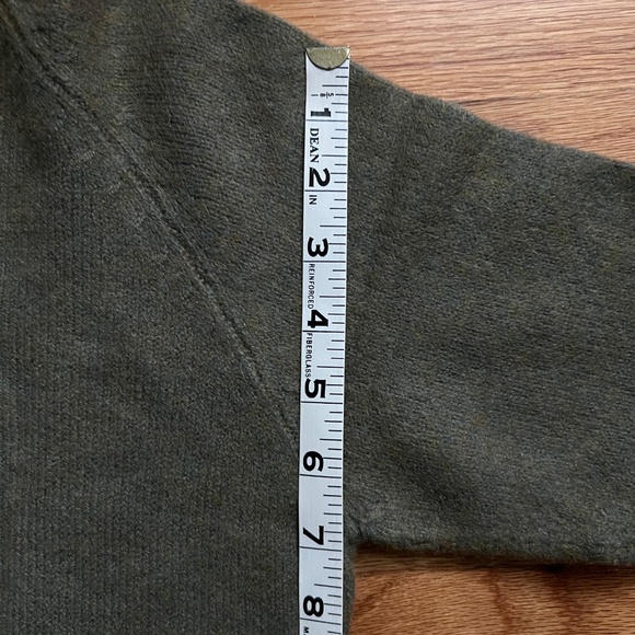 Vintage Murray Bros. XS-Small cashmere pullover Mossy Green sweater, Scotland - Picture 6 of 7